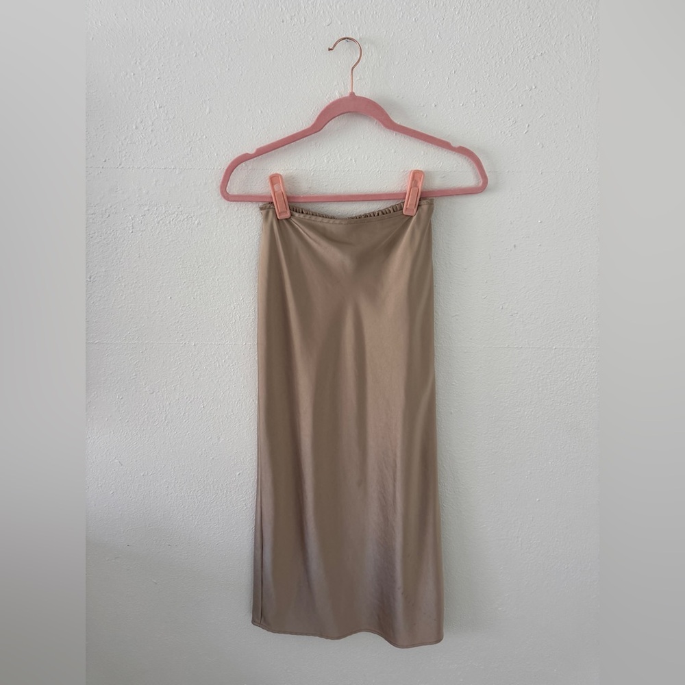 Gold Maxi Skirt